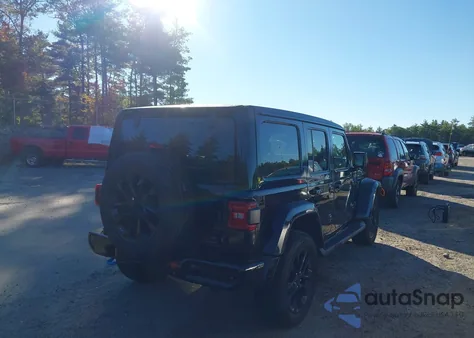 2021 Jeep Wrangler 4Xe Unlimited High Altitude 4X4 z USA, uszkodzony, nr VIN 1C4JJXP60MW771792